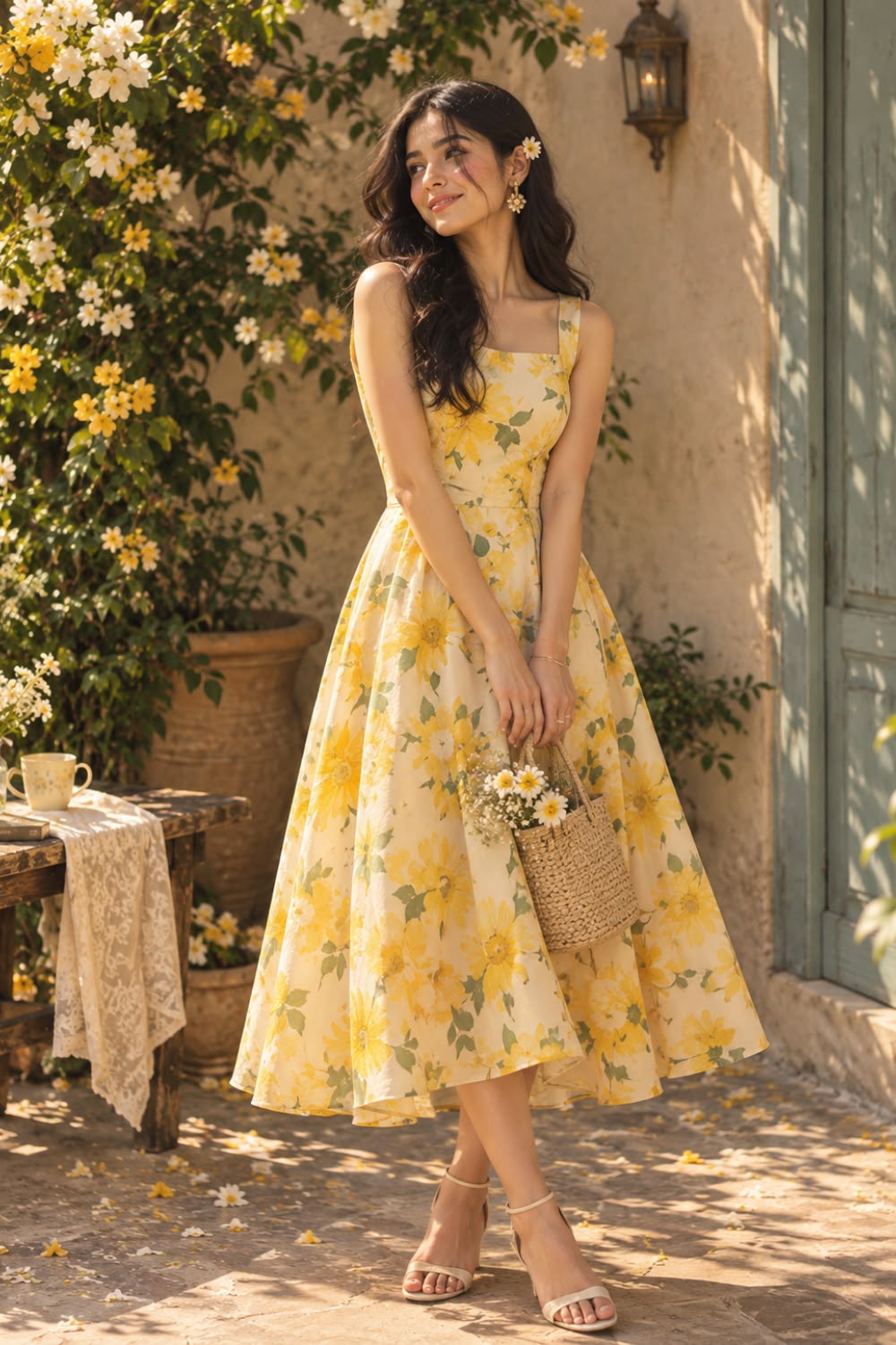 Floral Midi Dress
